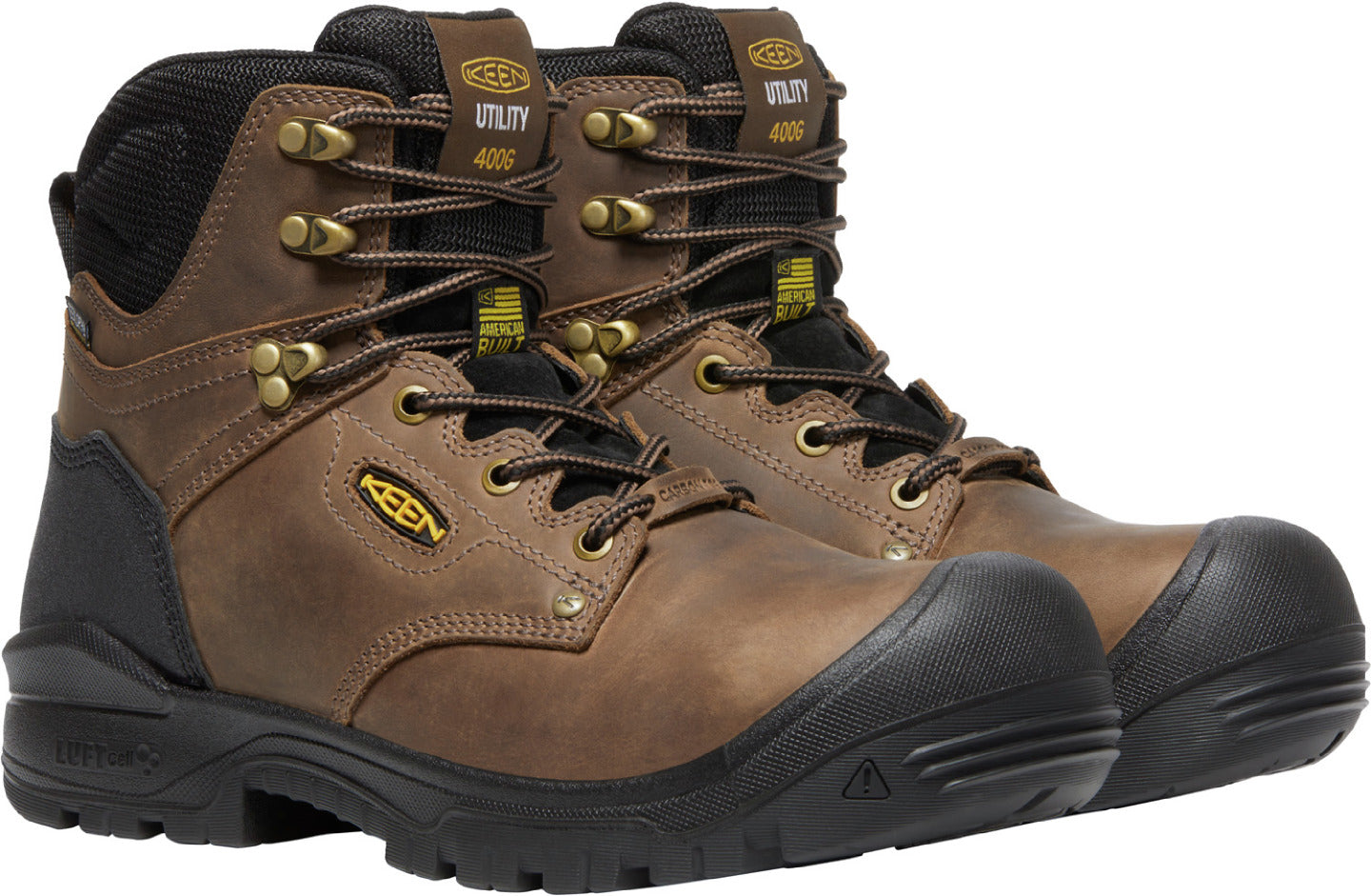 KEEN Utility Independence Men's Carbon Fiber Toe 400G Insulated Waterproof Work Boot - profile