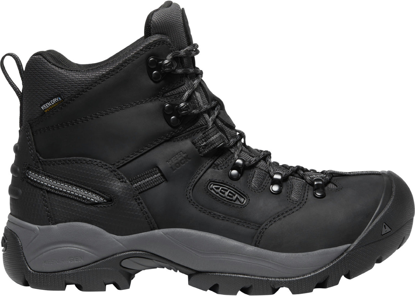 KEEN Utility® Pittsburgh Energy Men's Carbon Fiber Toe Electrical Hazard Waterproof Work Boot - profile