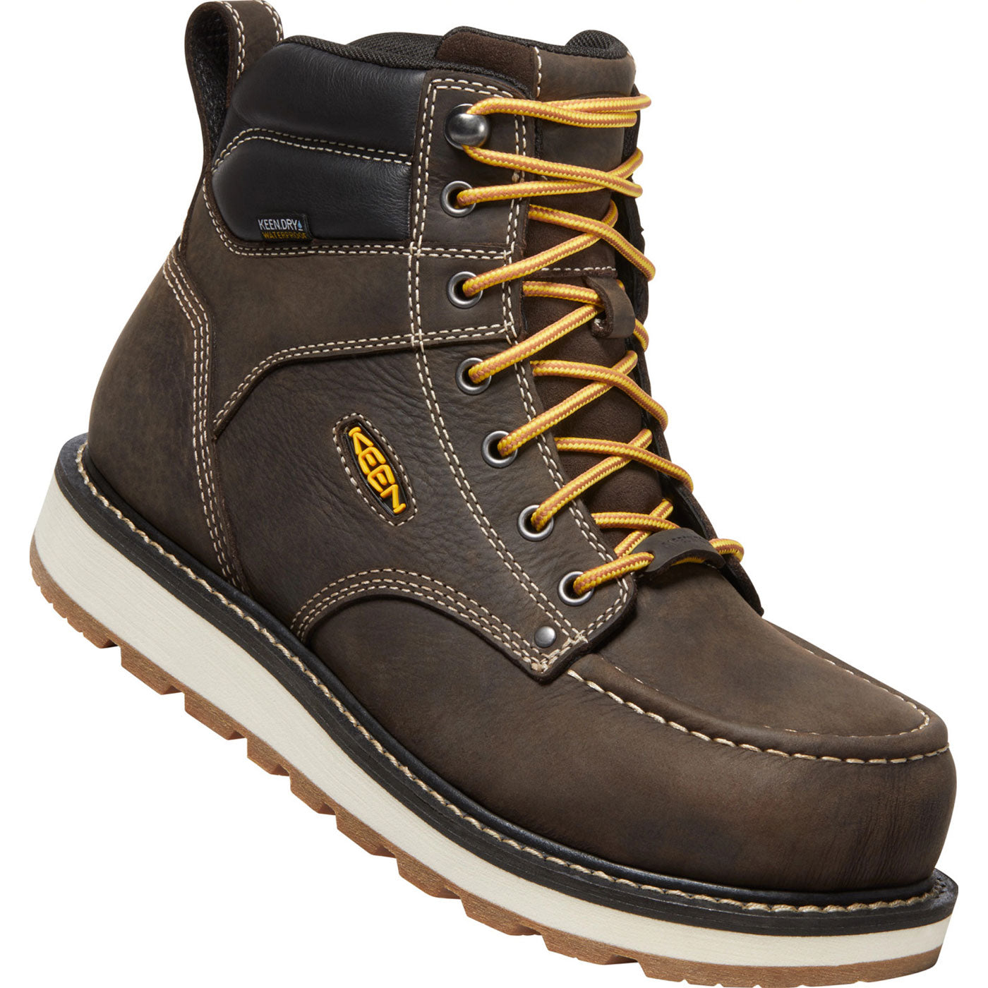 KEEN Utility® Cincinnati Men's Carbon Fiber Toe Electrical Hazard Waterproof Work Boot - profile