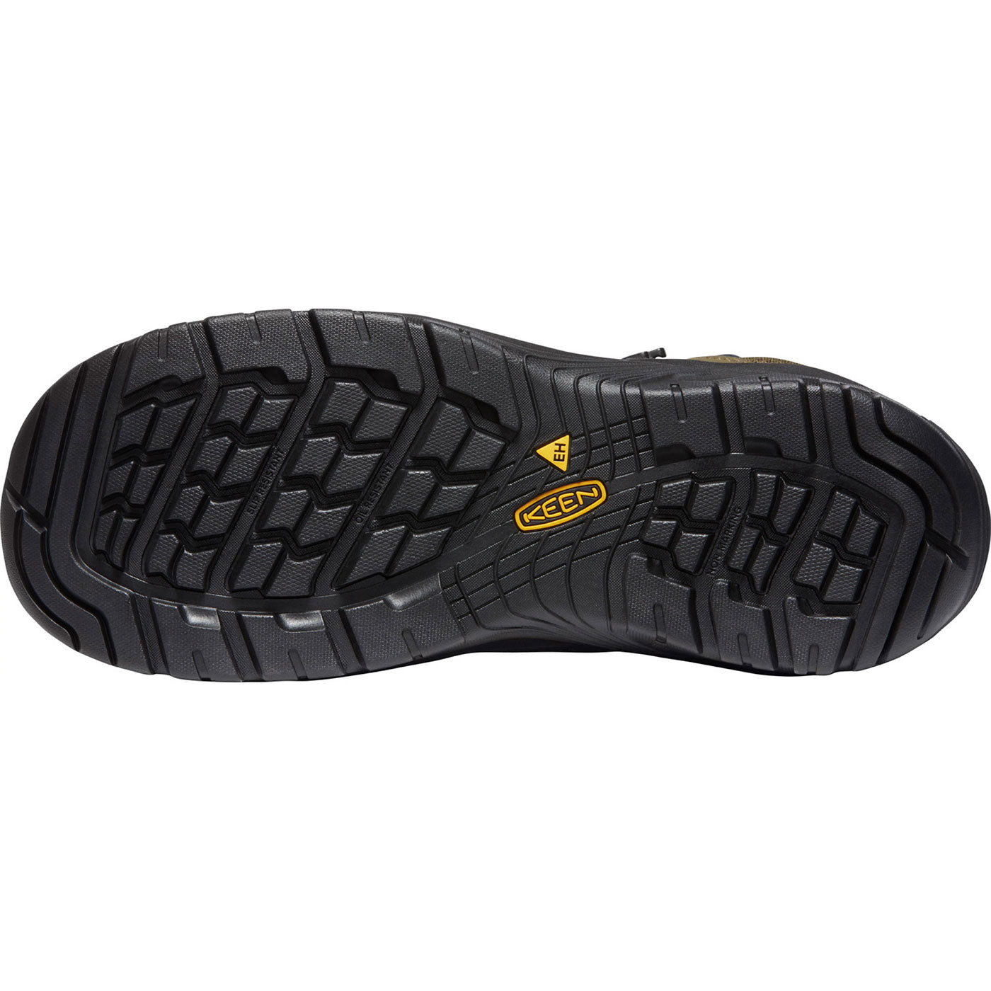 KEEN Utility Reno Mid Men's Carbon Fiber Toe Electrical Hazard Waterproof Hi-Top Athletic Work Boot - outsole