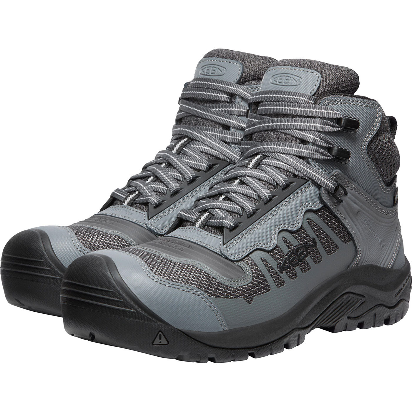 KEEN Utility Reno Mid Men's Carbon Fiber Toe Electrical Hazard Waterproof Hi-Top Athletic Work Boot - profile