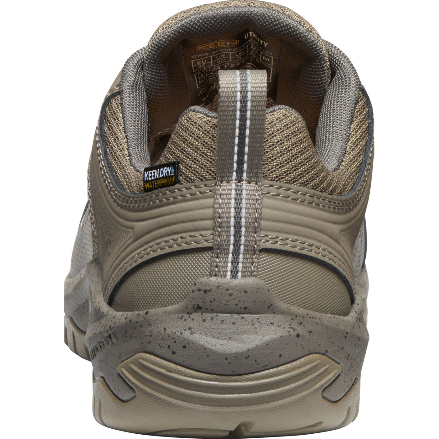 KEEN Utility Reno Men's Carbon Fiber Toe Electrical Hazard Waterproof Athletic Work Shoe - back