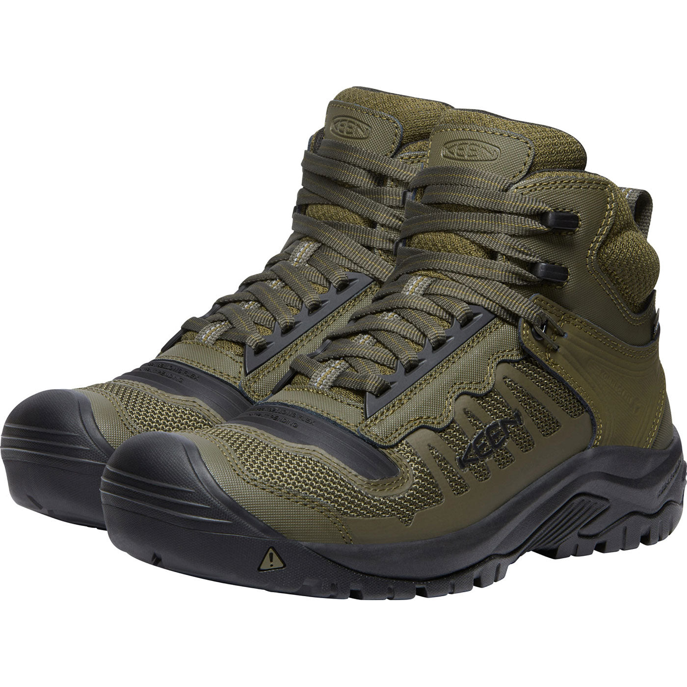 KEEN Utility Reno Mid Men's Electrical Hazard Waterproof Hi-Top Athletic Work Boot - profile