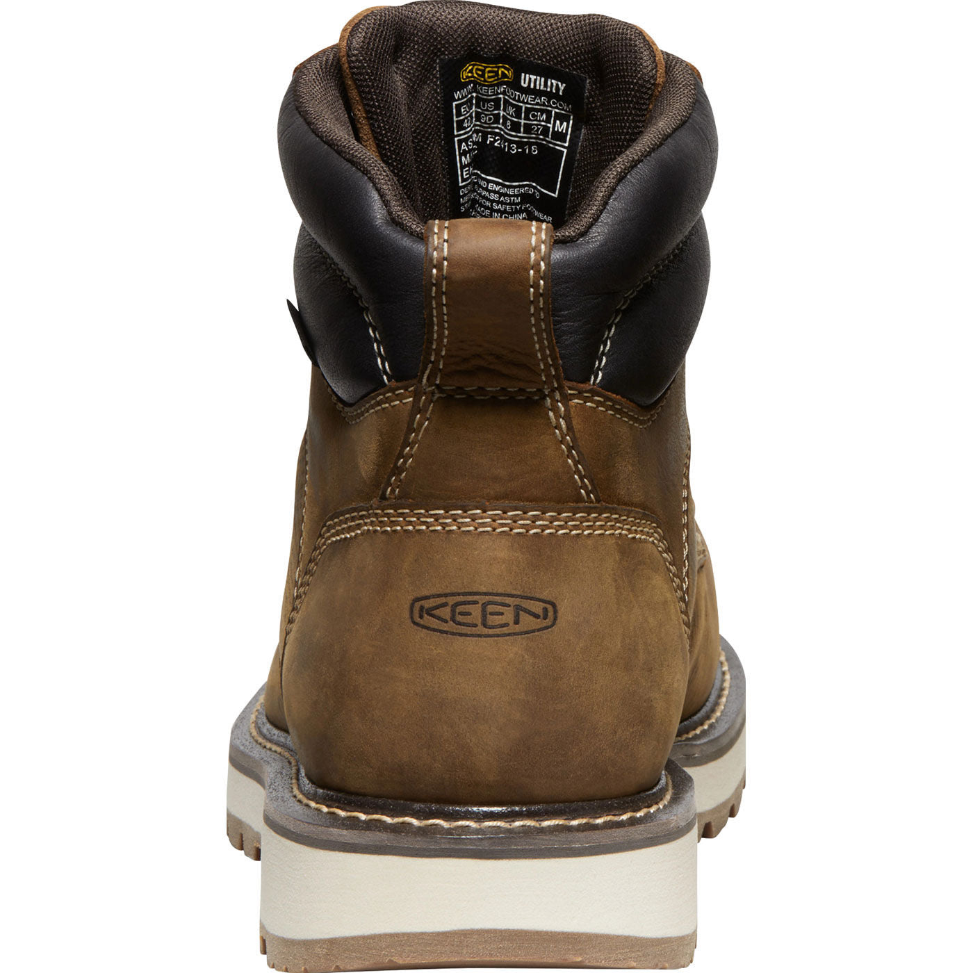 KEEN Utility® Cincinnati Men's Carbon Fiber Toe Electrical Hazard Waterproof Work Boot - back