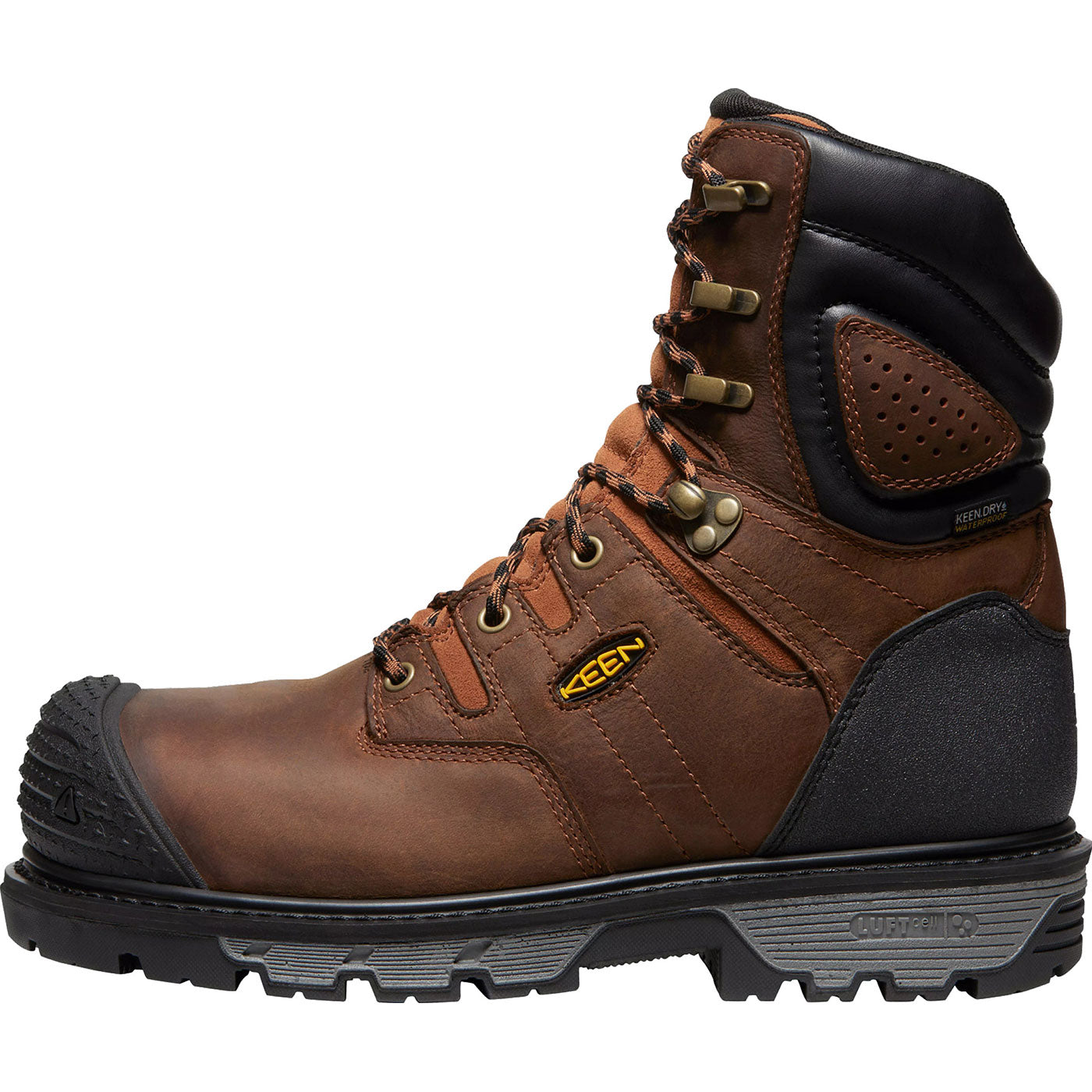 KEEN Utility® Camden Men's 8-inch Carbon-Fiber Toe 600G Insulated Waterproof Work Boot - profile