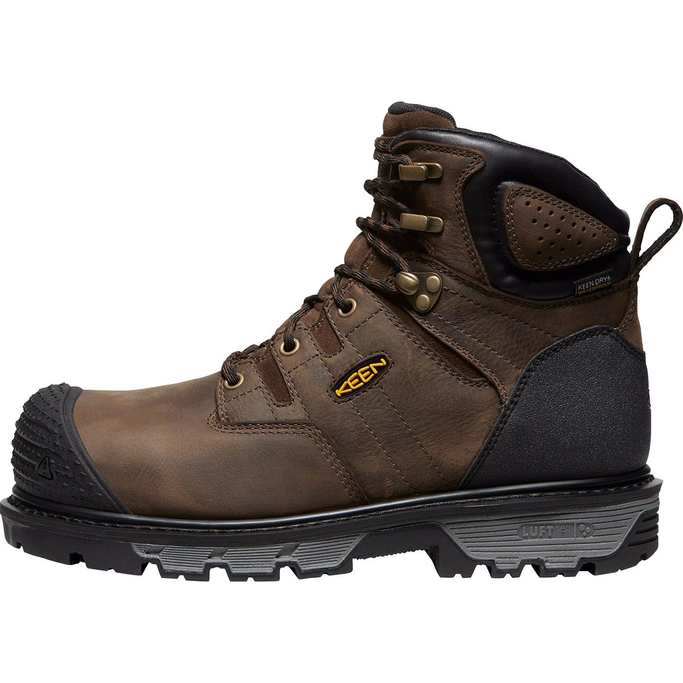 KEEN Utility® Camden Men's CSA Carbon-Fiber Toe Puncture-Resisting Waterproof Work Boot - profile