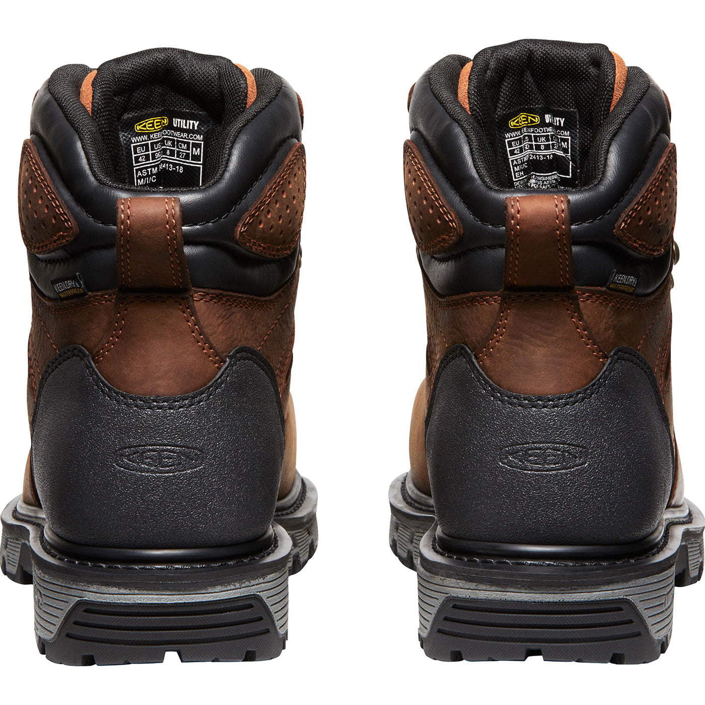 KEEN Utility® Camden Men's Internal Metatarsal Carbon-Fiber Toe Waterproof Work Boot - back