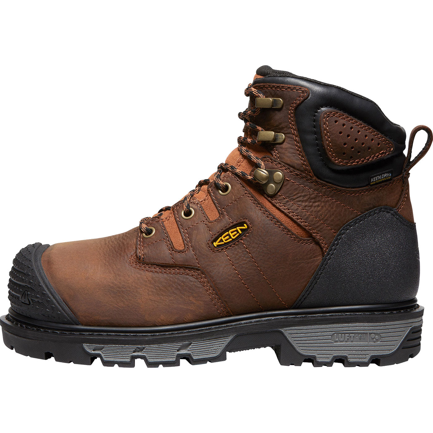 KEEN Utility® Camden Men's Internal Metatarsal Carbon-Fiber Toe Waterproof Work Boot - profile