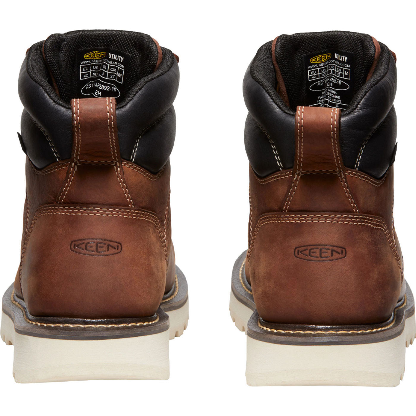 KEEN Utility® Cincinnati Men's Electrical Hazard Waterproof Work Boot - back