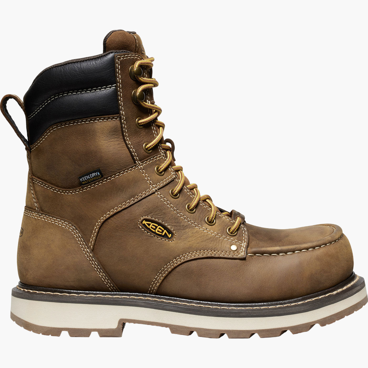 KEEN Utility® Cincinnati 90 Men's 8-inch Carbon Fiber Toe Electrical Hazard Waterproof Work Boot