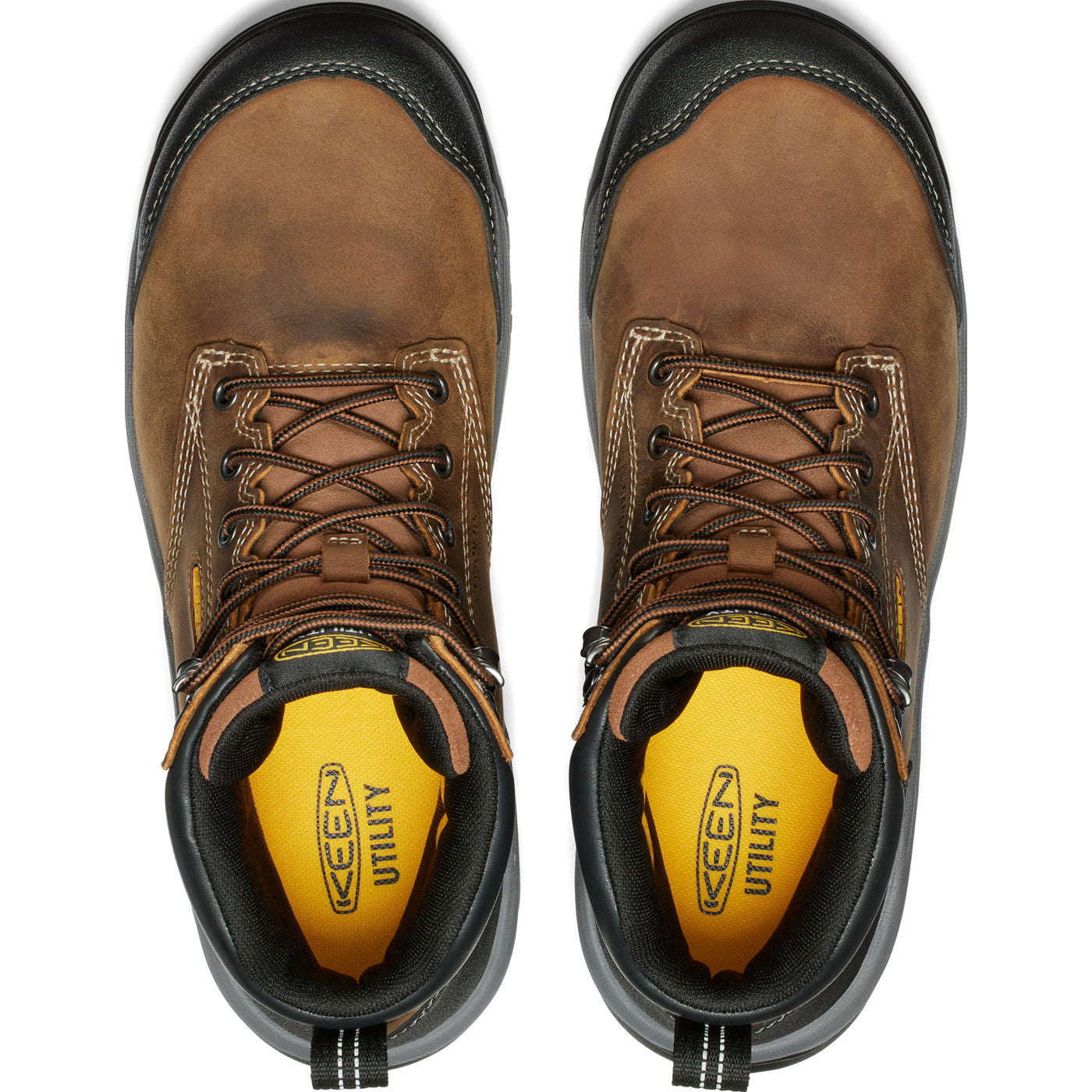 KEEN Utility® Evanston Men's Carbon Fiber Toe Electrical Hazard Waterproof Work Boot - birdseye