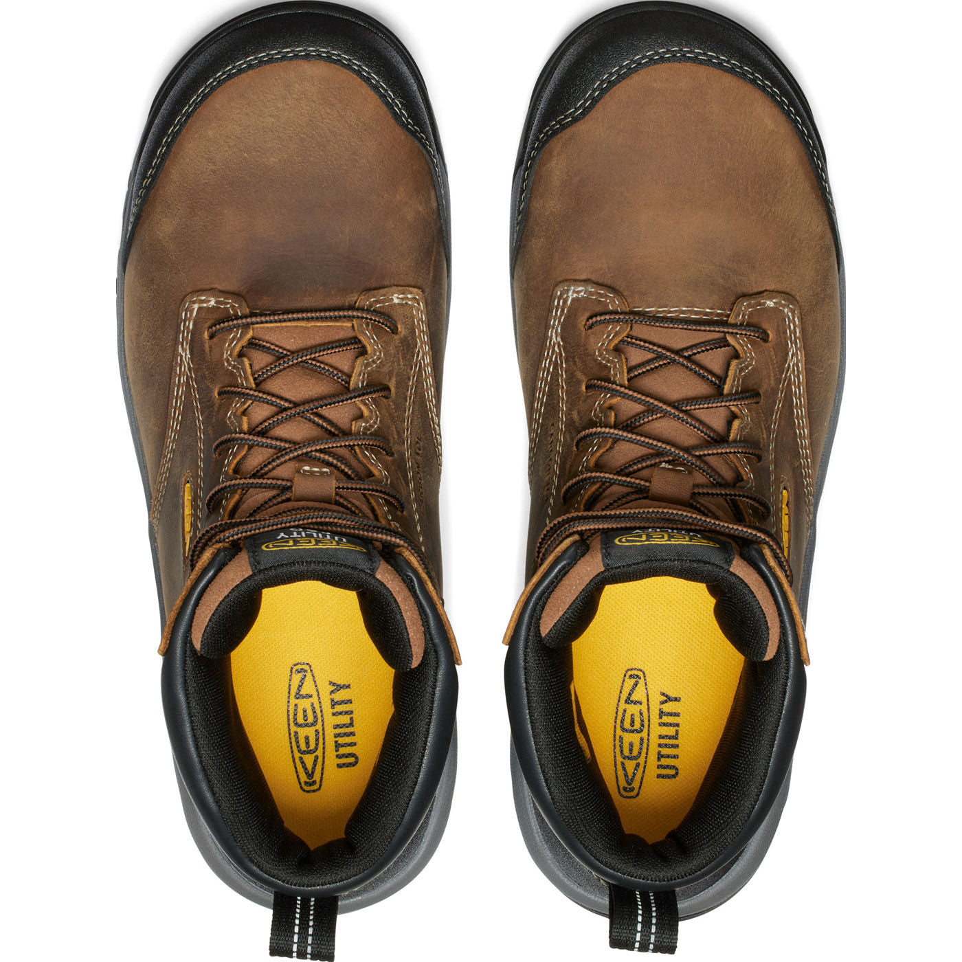 KEEN Utility® Evanston Men's Carbon Fiber Toe Static-Dissipative Work Boot - birdseye