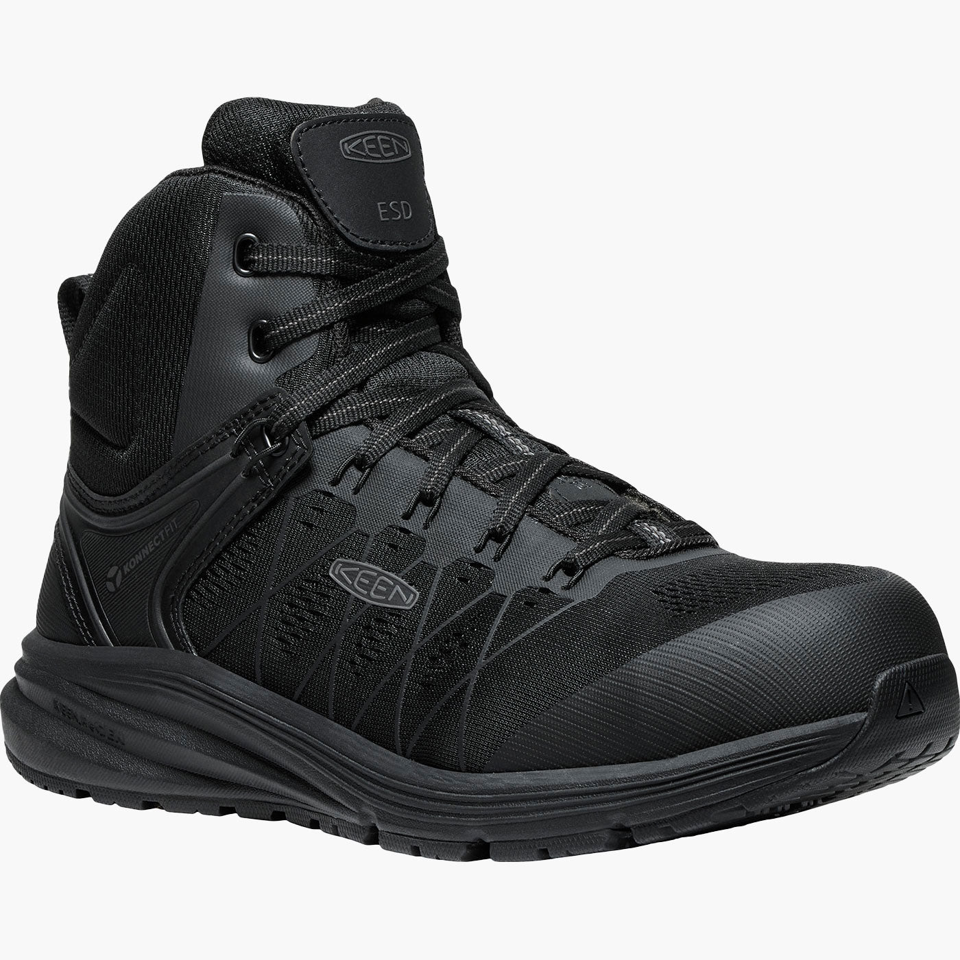KEEN Utility® Vista Energy Mid Men's Carbon Fiber Toe Static-Dissipative Hi-Top Athletic Work Shoe