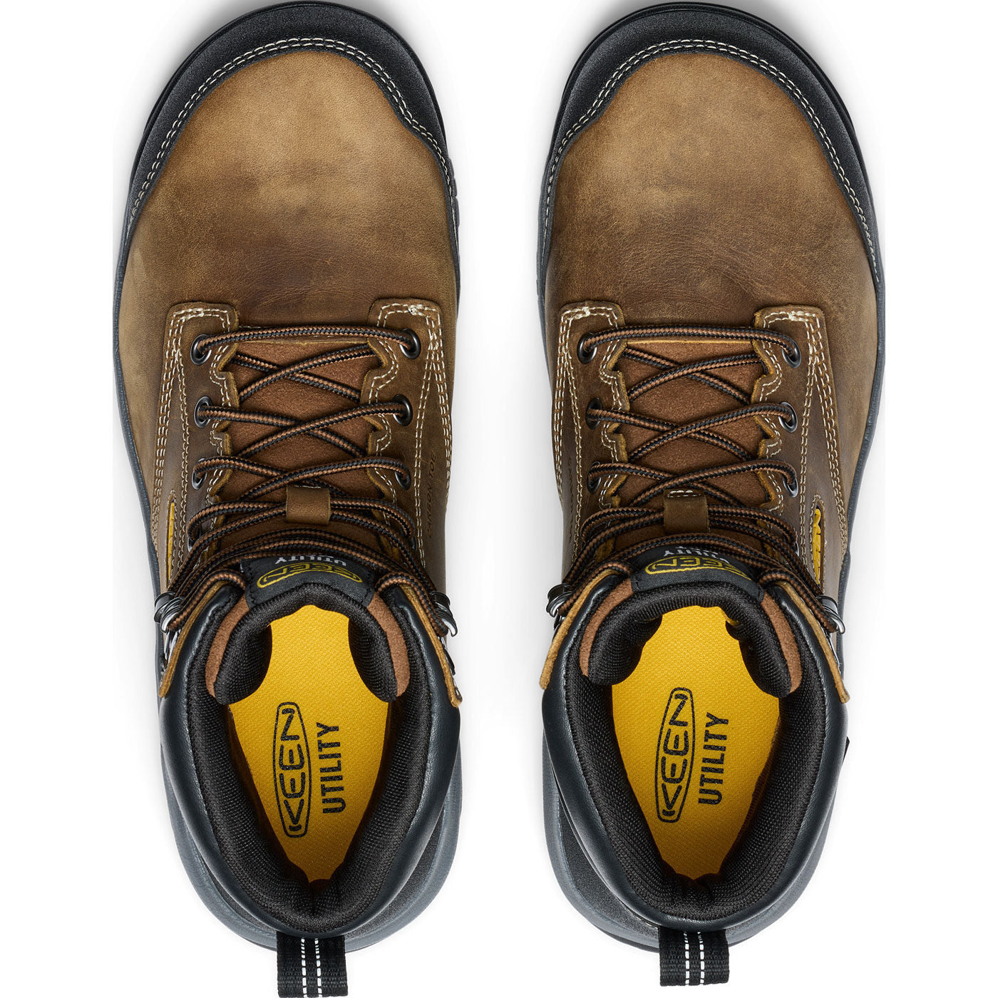 KEEN Utility® Evanston Men's Internal Met Carbon Toe Electrical Hazard Waterproof Work Boot - birdseye