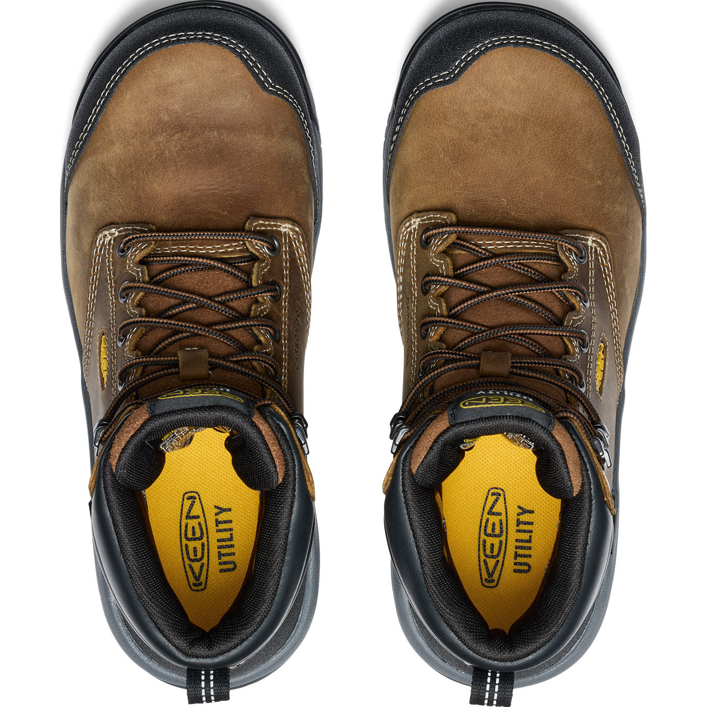 KEEN Utility® Evanston Women's Internal Met Carbon Toe Electrical Hazard Waterproof Work Boot - birdseye