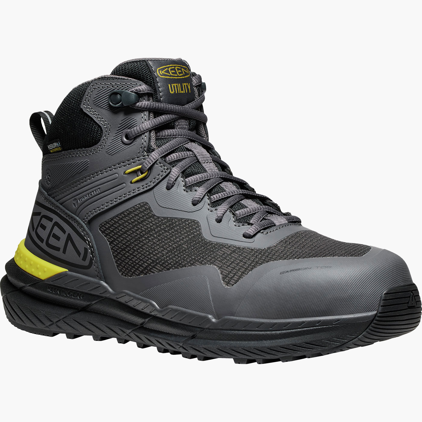 KEEN Utility Synchro Men's 5-inch Carbon Nano Toe Electrical Hazard Waterproof Work Boot