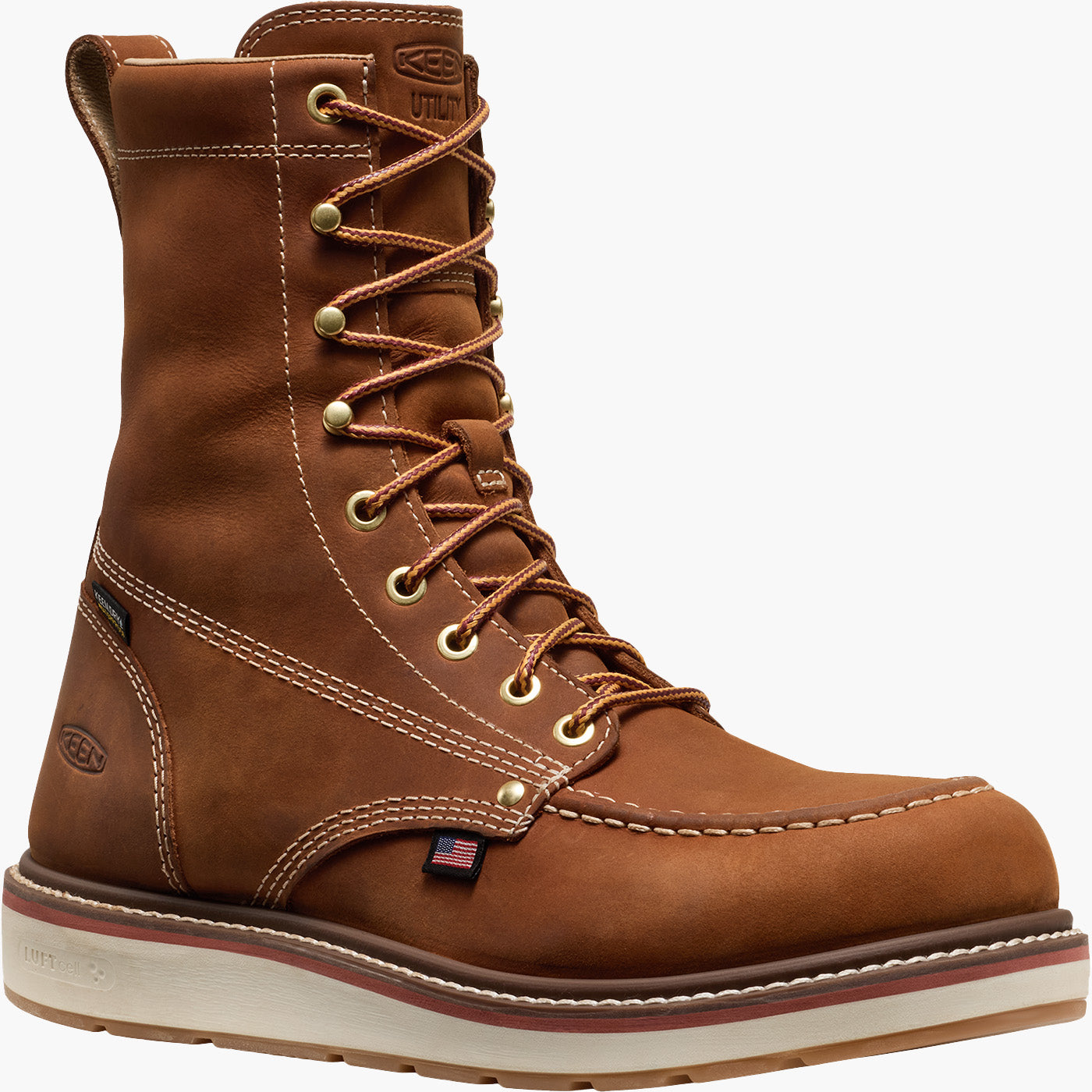 KEEN Utility Liberty Men's 8-inch Electrical Hazard Waterproof Wedge Work Boot