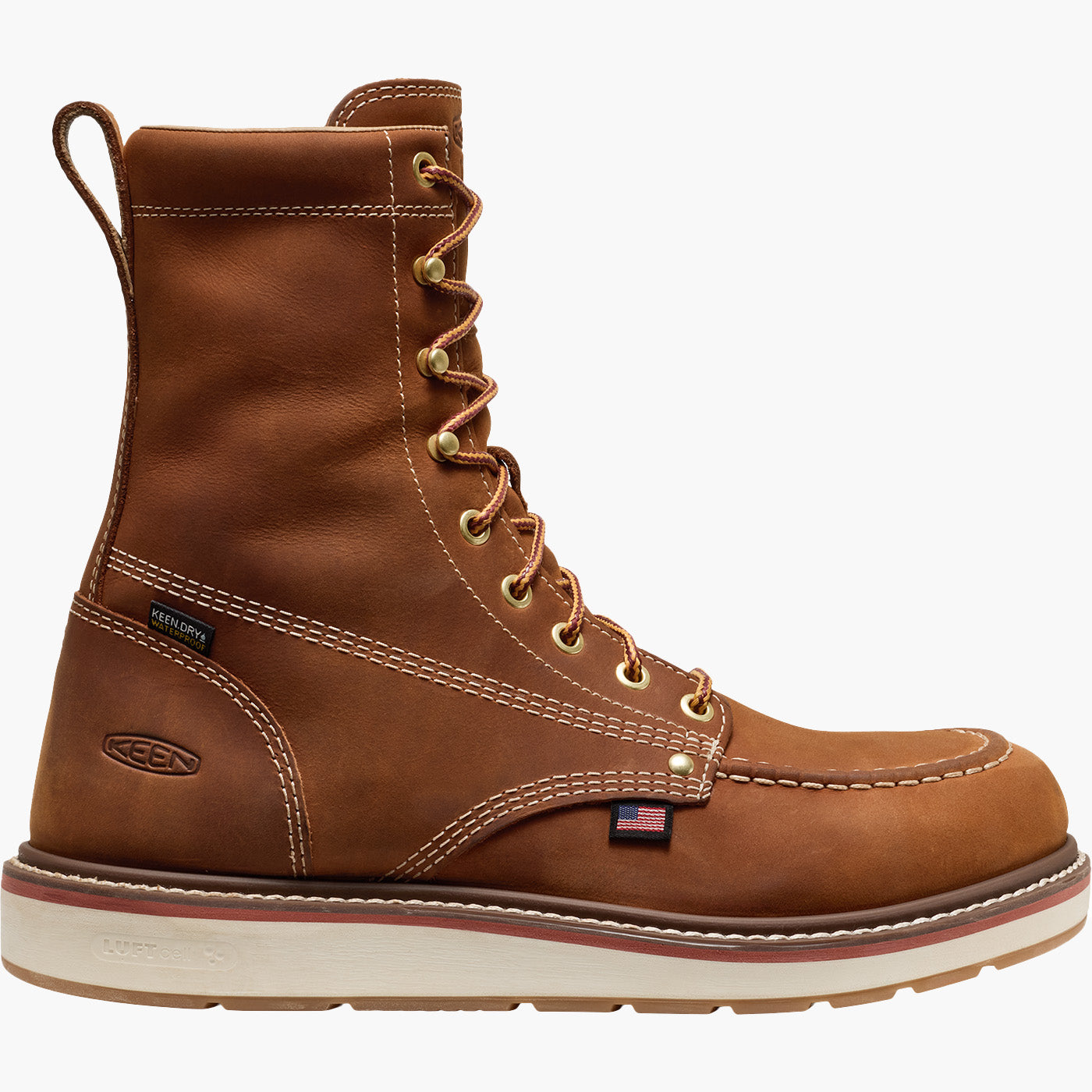 KEEN Utility Liberty Men's 8-inch Electrical Hazard Waterproof Wedge Work Boot