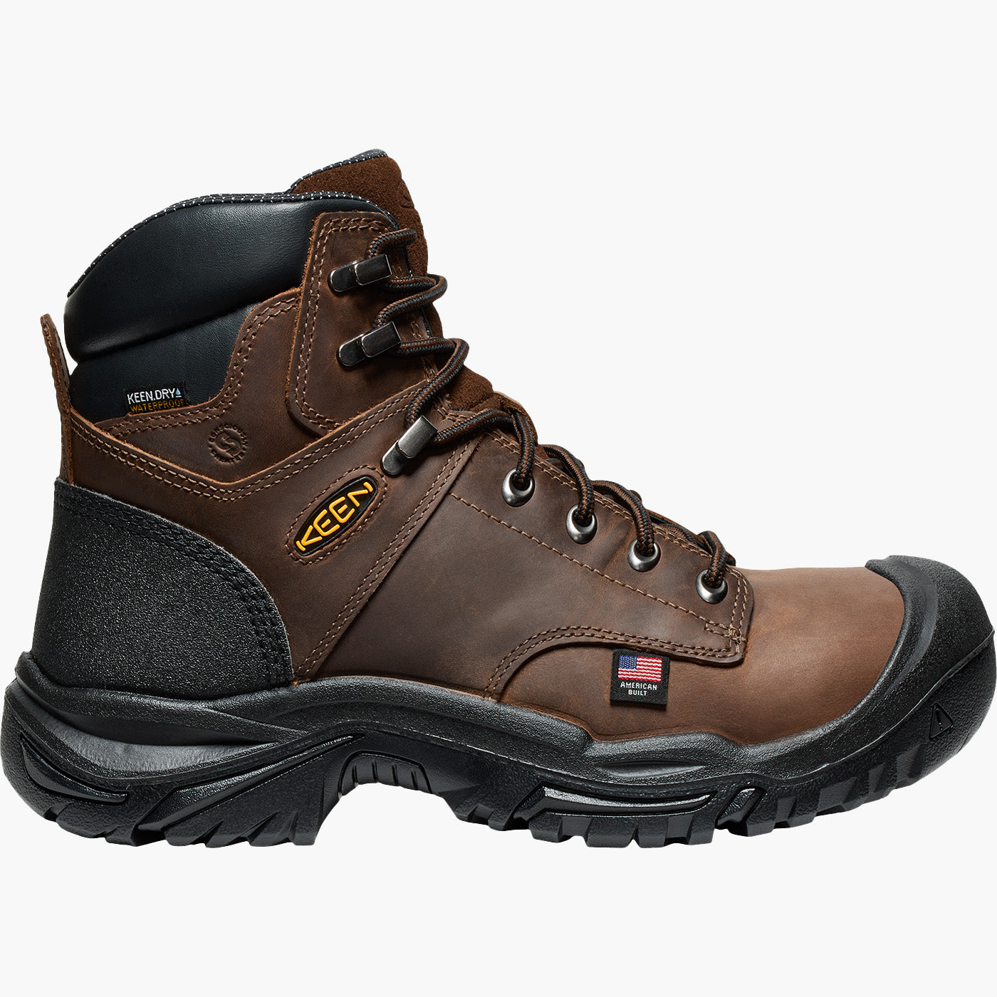 KEEN Utility Mt Vernon II Men's 6-inch Steel Toe Electrical Hazard Waterproof Work Boot
