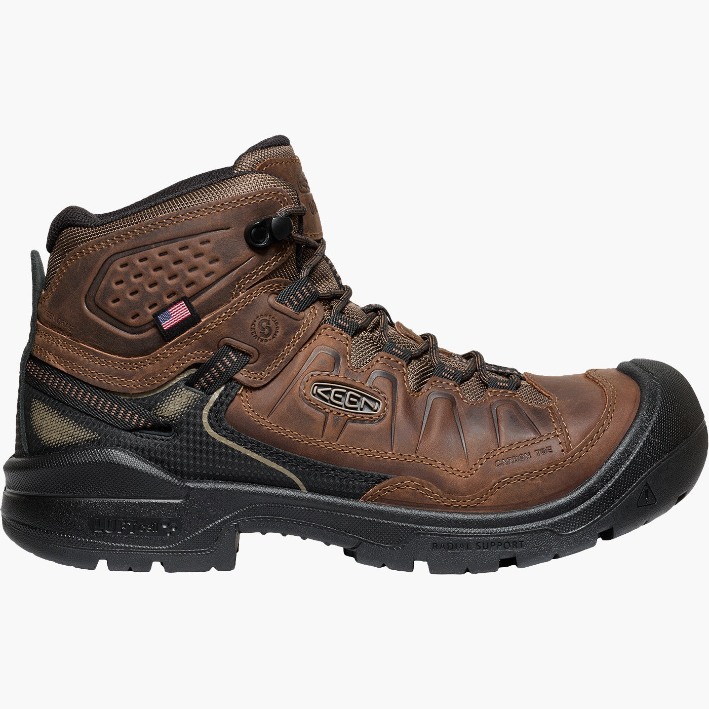 KEEN Utility TARGHEE IV Men's 5-inch Carbon Toe Electrical Hazard Waterproof Work Boot