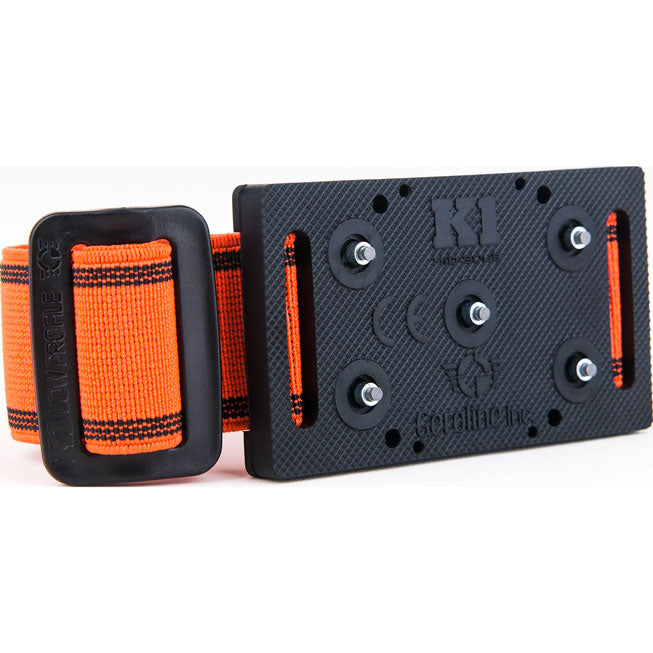 K1 Series Low Profile Mid-Sole Unisex Adjustable Ice Cleats - profile