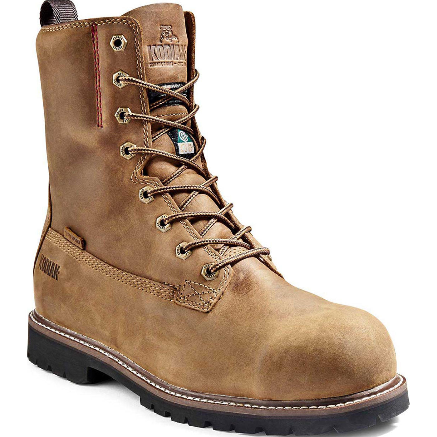 Kodiak McKinney Men's 8-inch CSA Composite Toe Puncture-Resisting Waterproof Work Boot - main