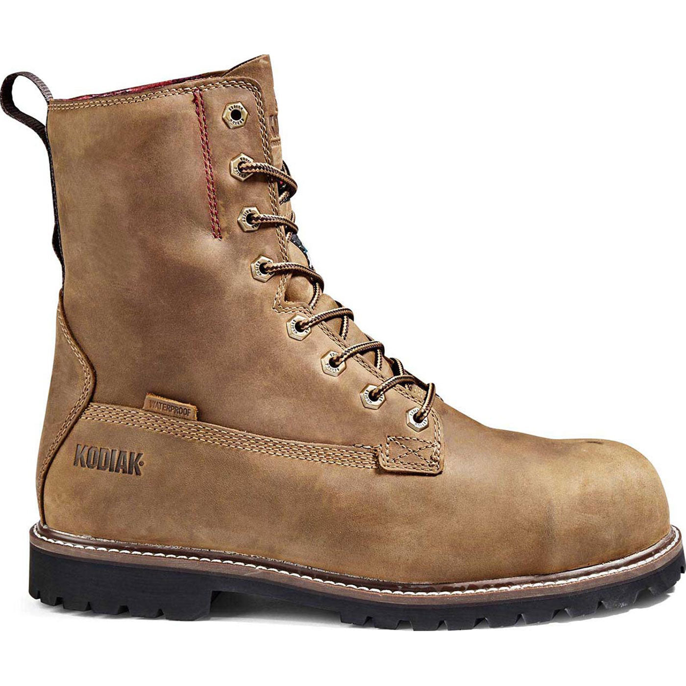 Kodiak McKinney Men's 8-inch CSA Composite Toe Puncture-Resisting Waterproof Work Boot - profile