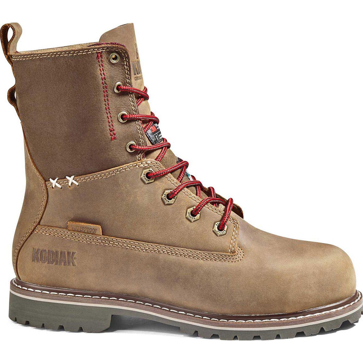 Kodiak Bralorne Women's 8-inch CSA Composite Toe Puncture-Resisting Insulated Waterproof Work Boot - profile