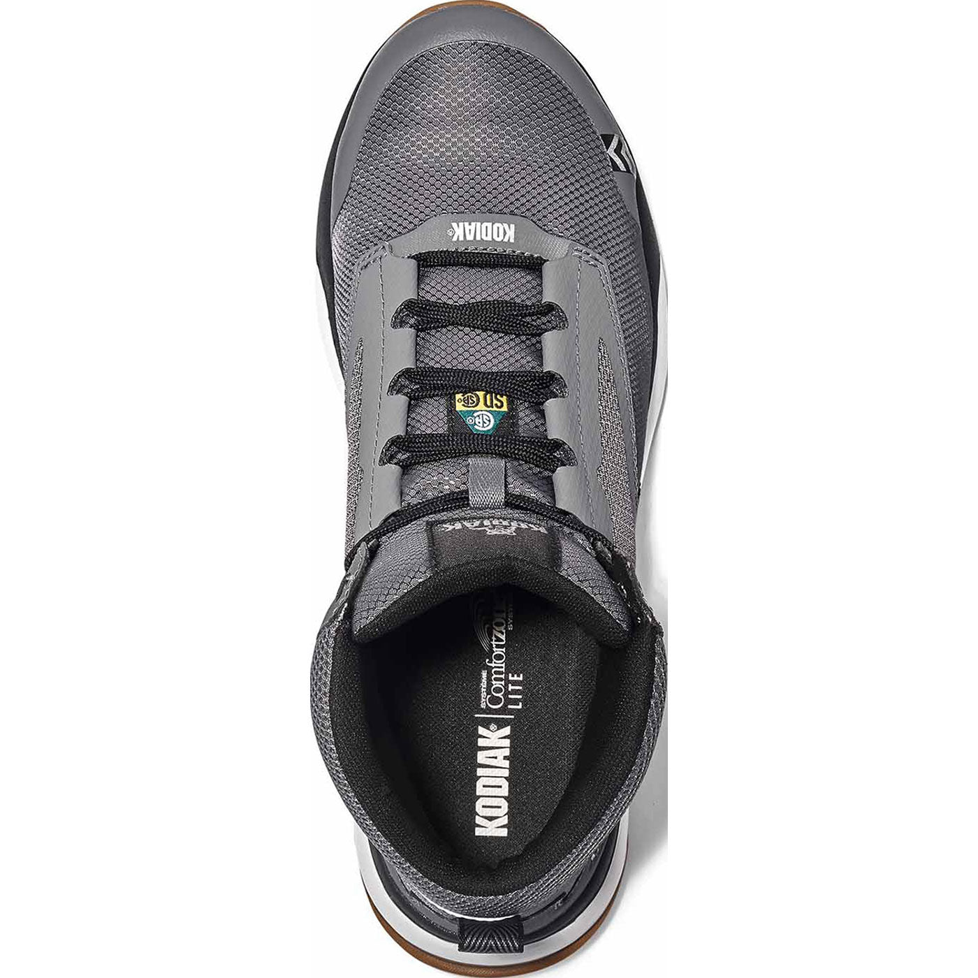 Kodiak Quicktrail Mid Men's CSA Composite Toe Static-Dissipative Puncture-Resisting Athletic Work Shoe - birdseye