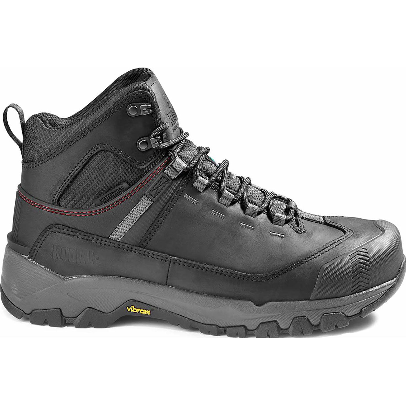 Kodiak Quest Bound Men's 6-Inch CSA Carbon Nano Toe Electrical Hazard Puncture-Resisting Waterproof Work Boot - profile