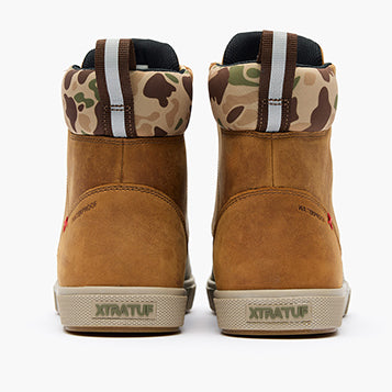 Men's 6 in Leather Lace Ankle Deck Boot - back