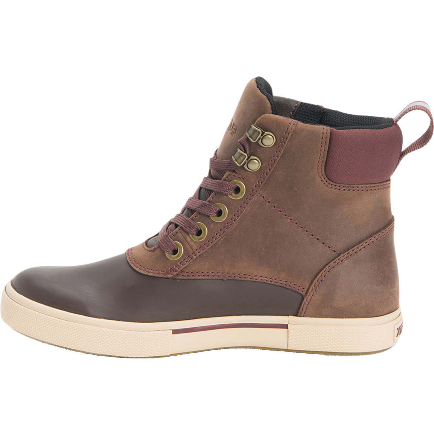 Women's 6 in Leather Lace Ankle Deck Boot - profile