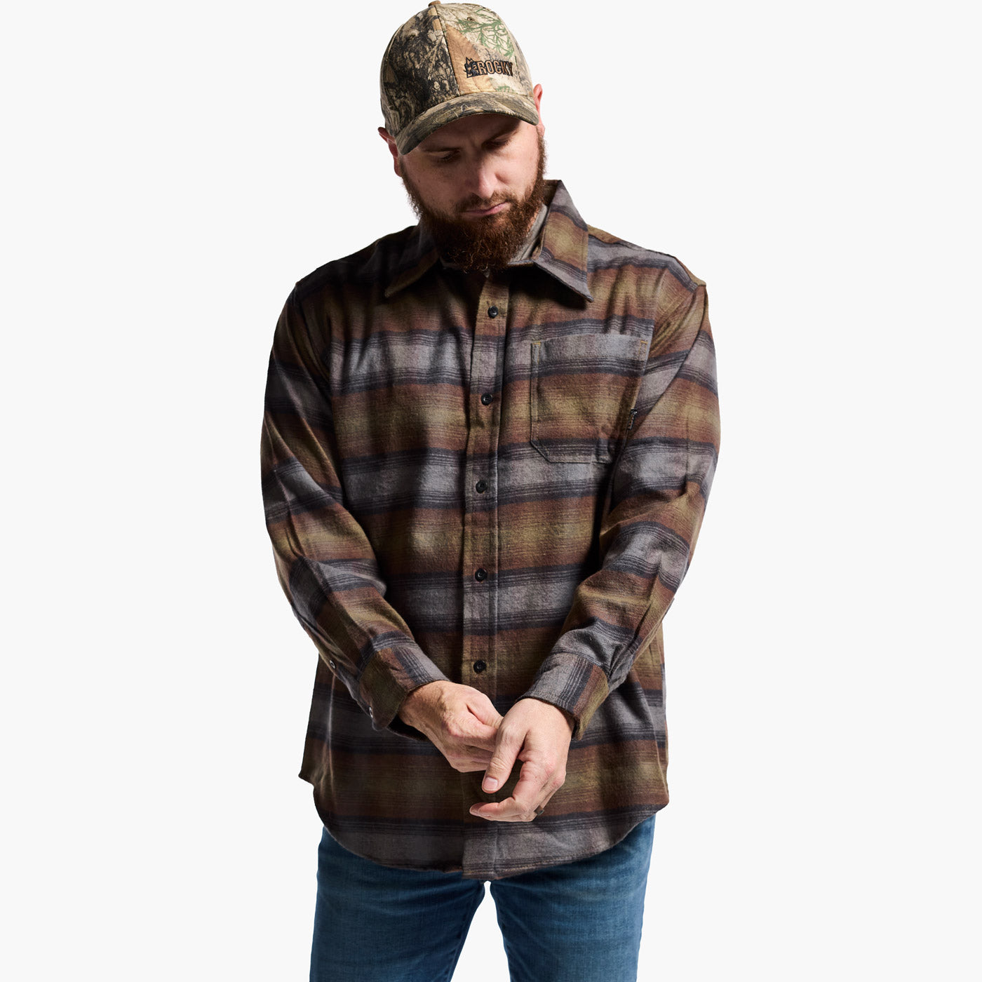 Rocky Rugged Cotton Flannel Shirt