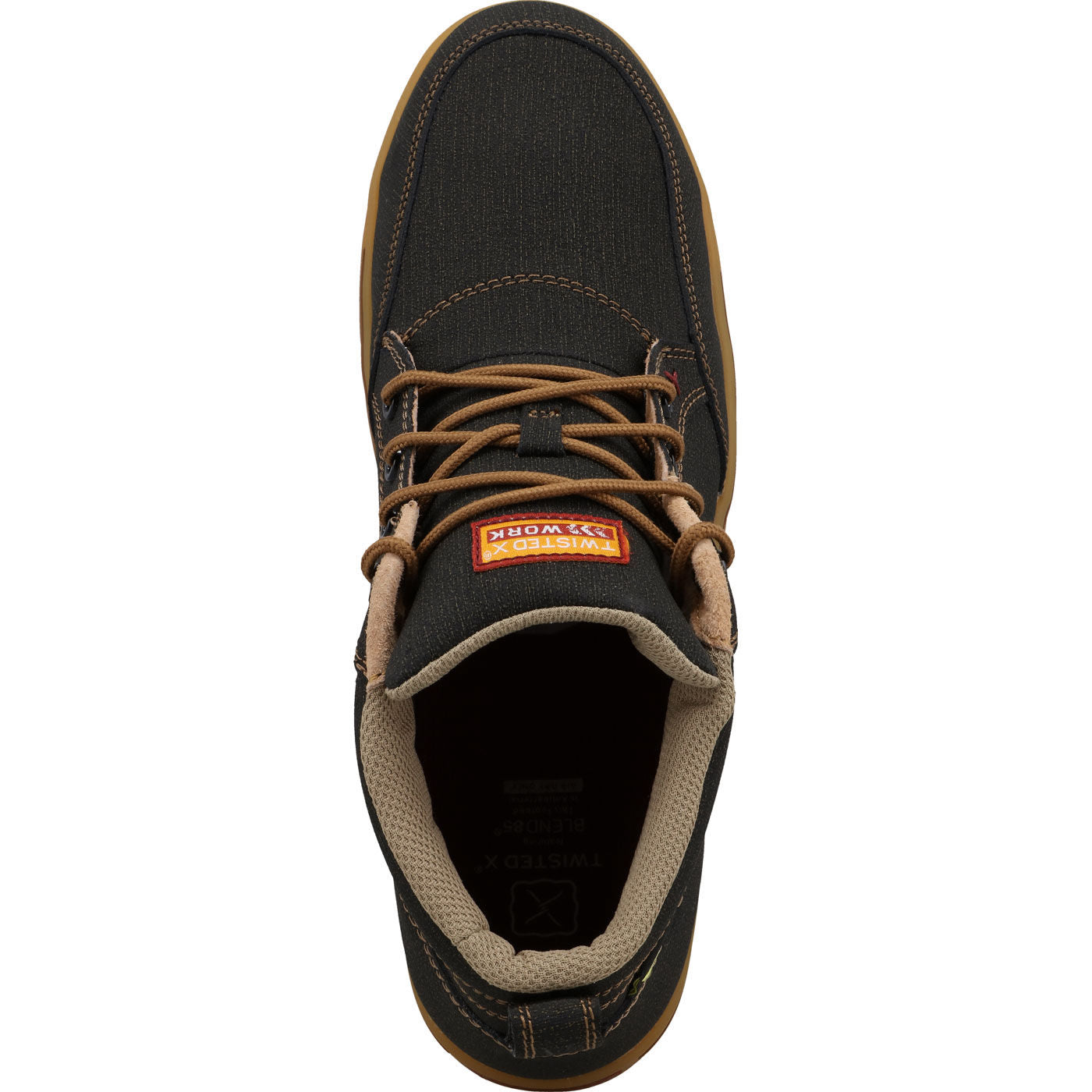 Twisted X Work Kicks Men's Internal Metatarsal Carbon Nano Toe Oxford Work Shoe - birdseye