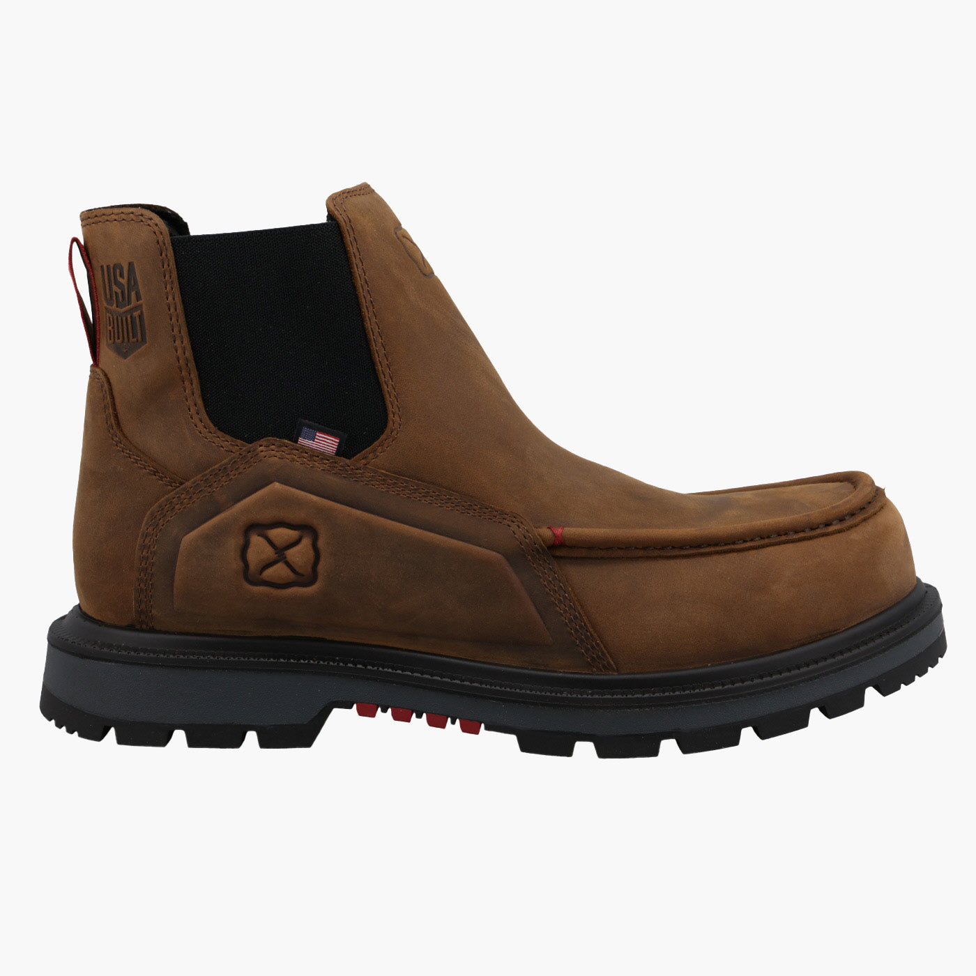 Twisted X Men's 6-Inch Moc Composite Toe Electrical Hazard Chelsea Work Boot