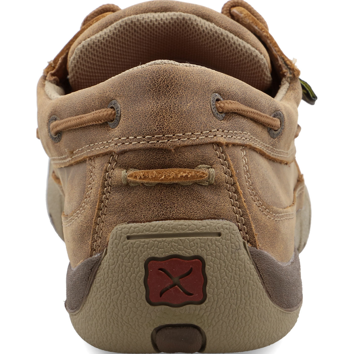 Twisted X Work Boat Moc Men's Internal Metatarsal Steel Toe Work Oxford - back