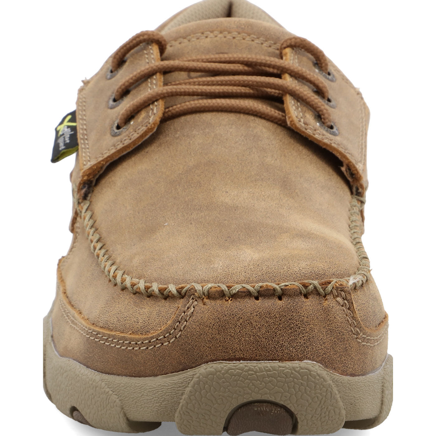 Twisted X Work Boat Moc Men's Internal Metatarsal Steel Toe Work Oxford - front