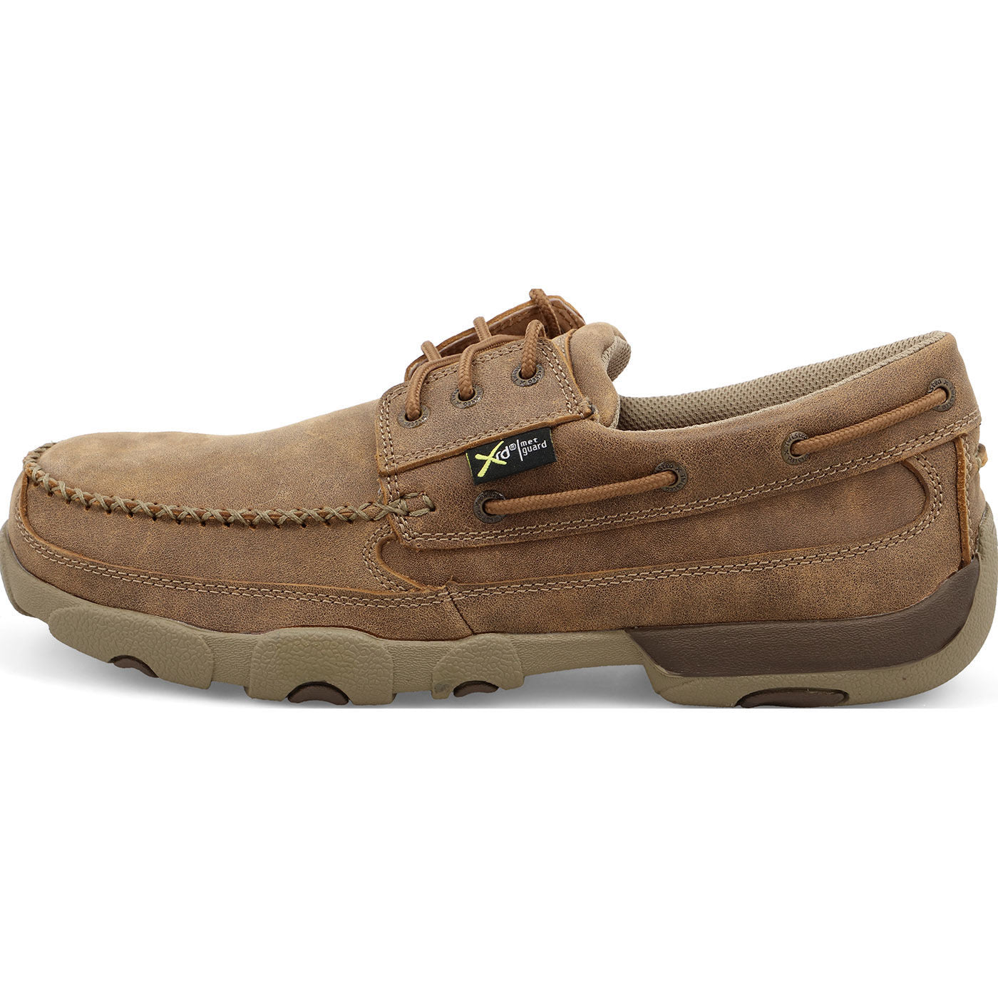 Twisted X Work Boat Moc Men's Internal Metatarsal Steel Toe Work Oxford - profile