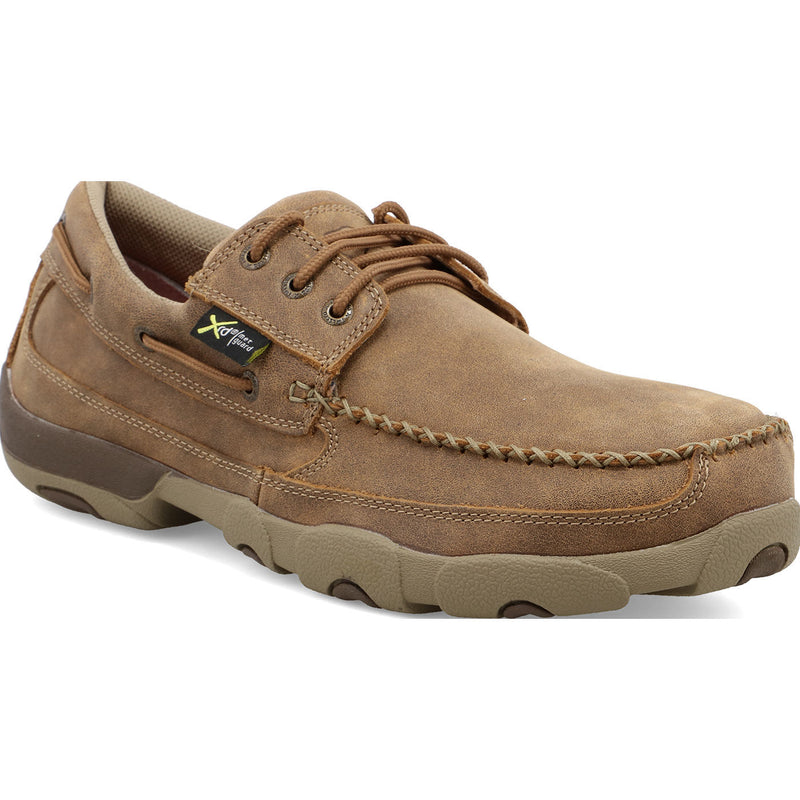 Twisted X Work Boat Moc Men's Internal Metatarsal Steel Toe Work Oxford - main