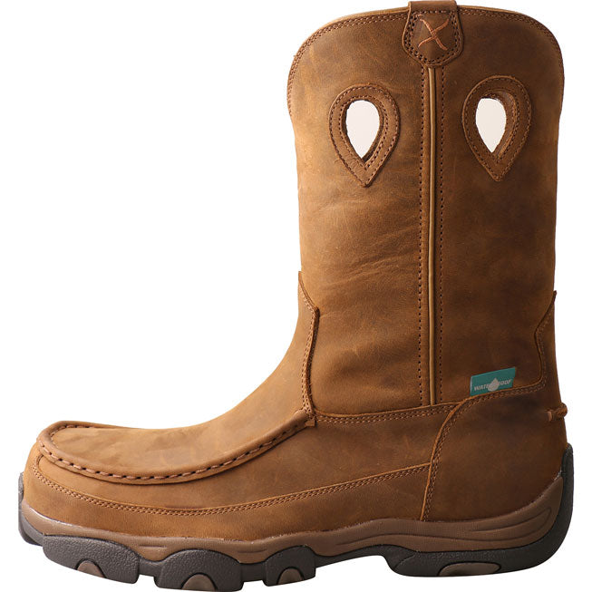 Twisted X Men's 11-inch Composite Toe Electrical Hazard Waterproof Leather Pull-on Work Boot - profile