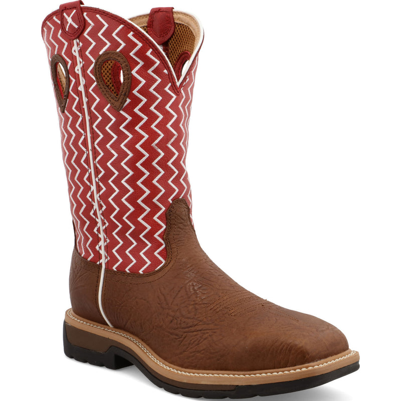 Twisted X Lite Men's 12-inch Steel Toe Electrical Hazard Western Work Boot - main