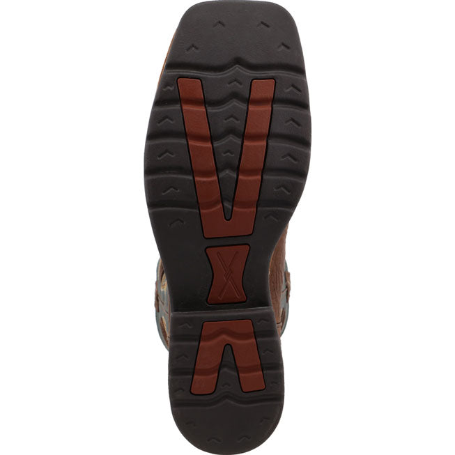 Twisted X Lite Men's 12-Inch Alloy Toe Electrical Hazard Waterproof Western Work Boot - outsole