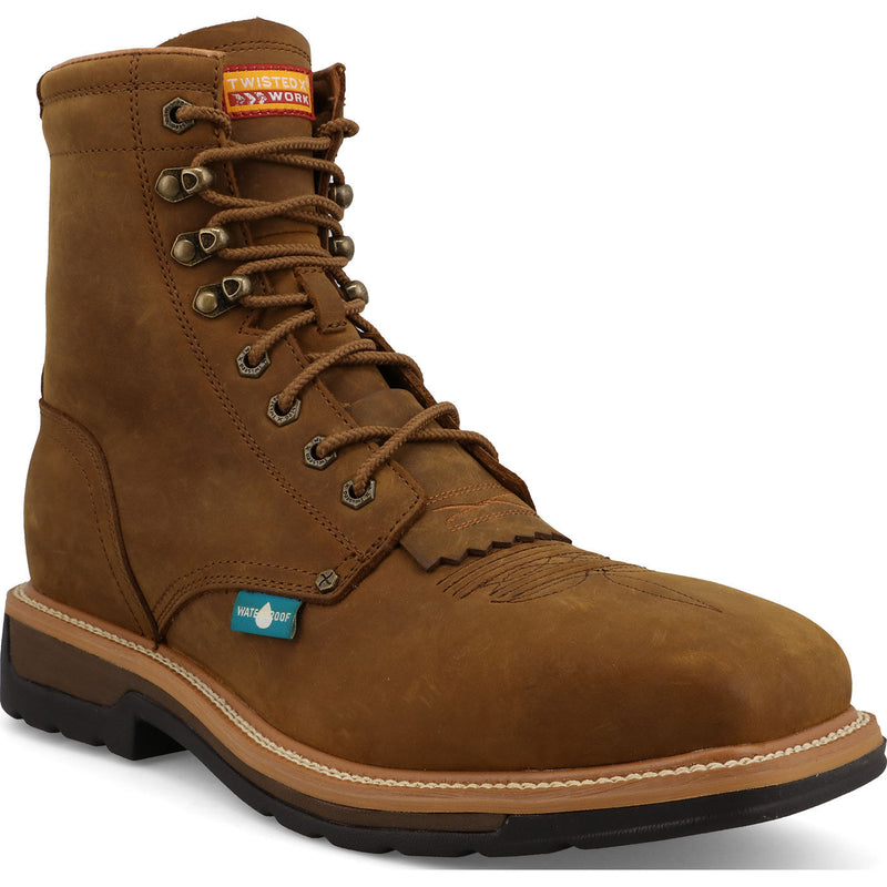 Twisted X Men's 8-Inch Nano Toe Puncture-Resisting Electrical Hazard Waterproof Work Boot - main