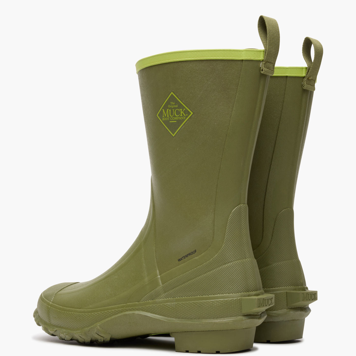 Men's Harvester Mid Rubber Boot - back