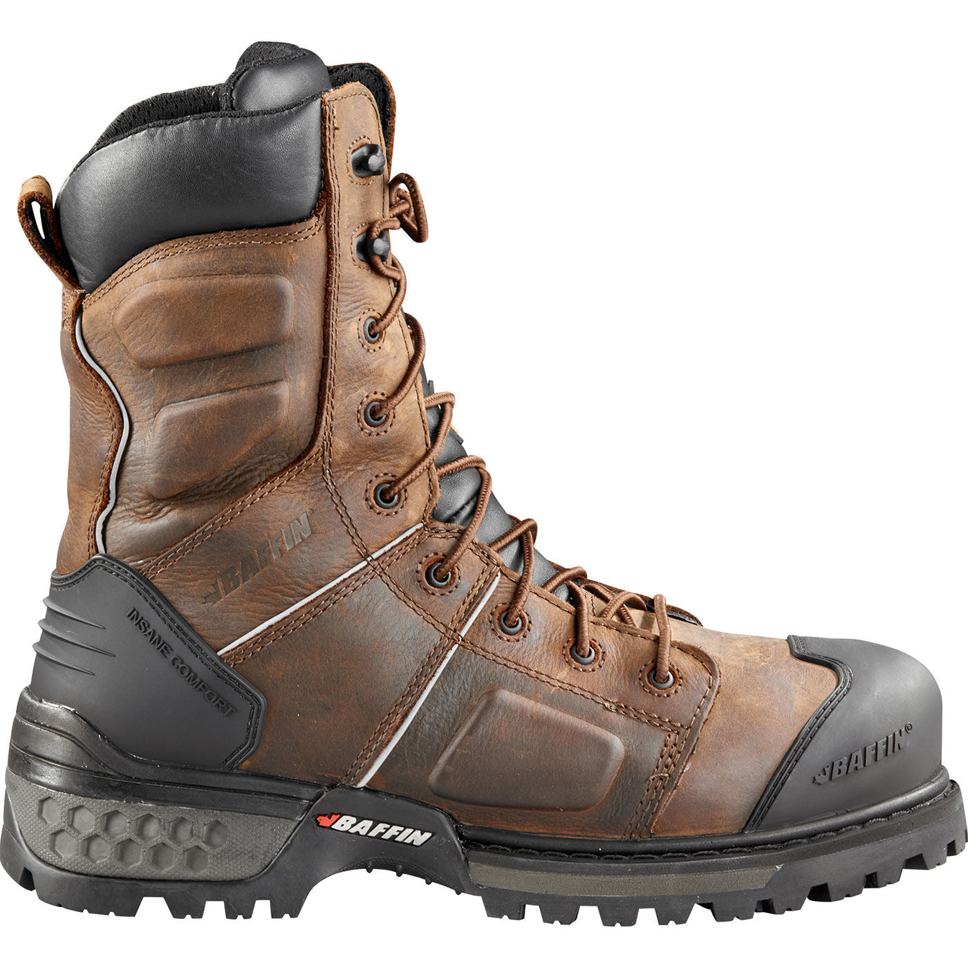 Baffin Monster Men's 8-inch CSA Composite Toe Puncture-Resisting Insulated Waterproof Work Boot - profile