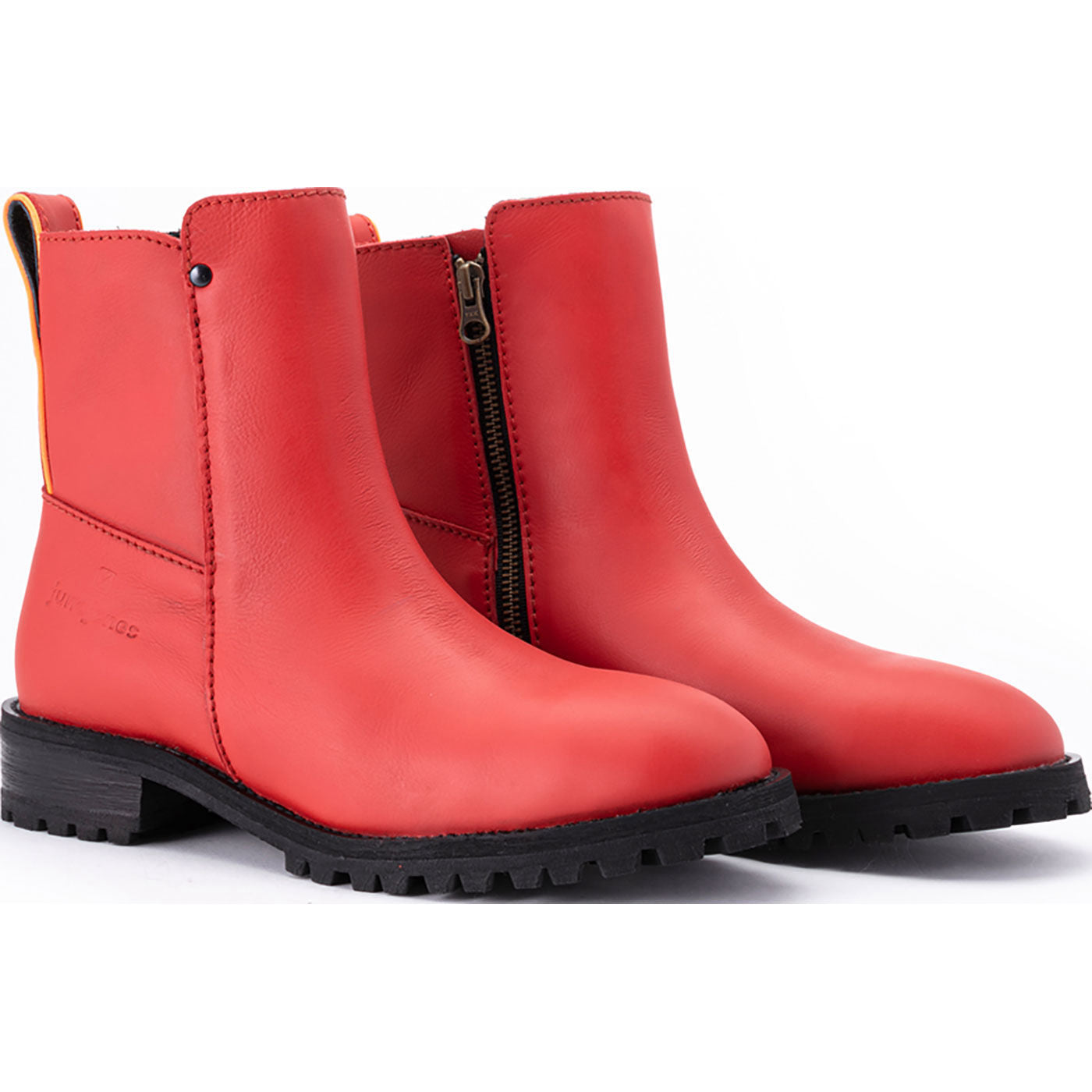 Juno Jones Meti Women's 6-inch Steel Toe Puncture-Resisting Pull-on Zipper Work Boot - front