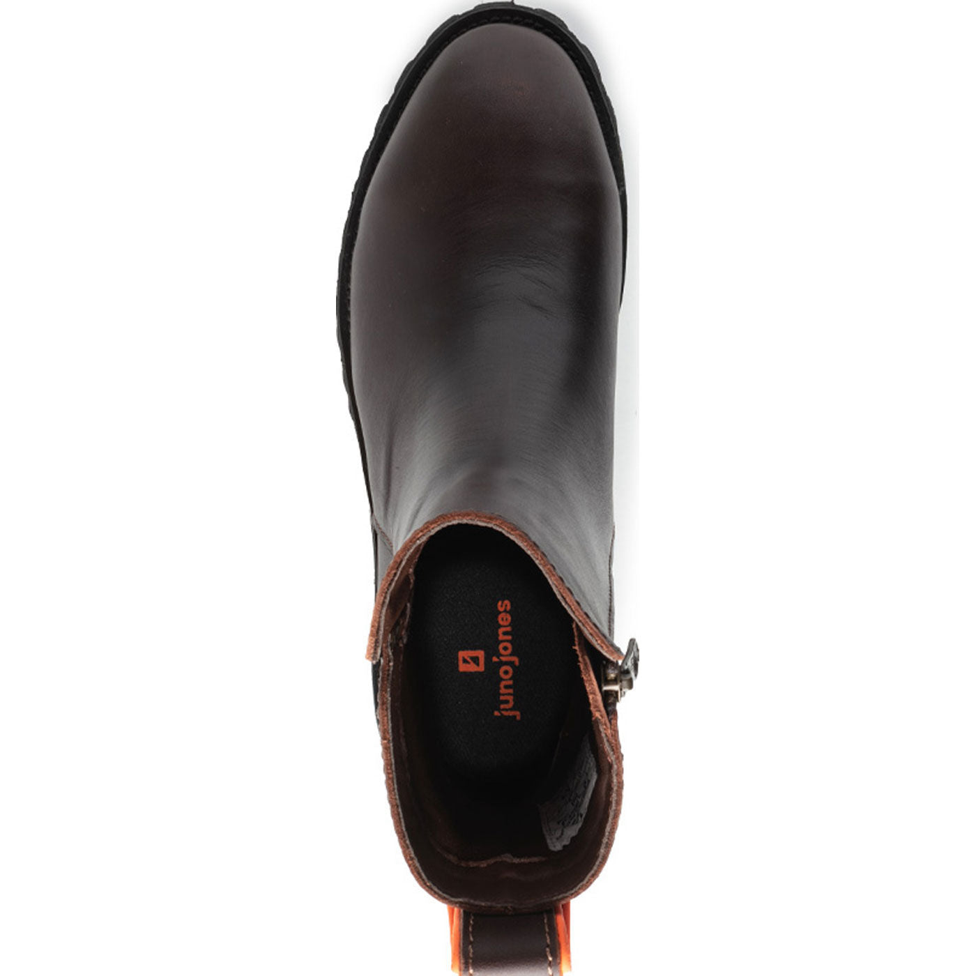 Juno Jones Meti Women's 6-inch Steel Toe Puncture-Resisting Pull-on Zipper Work Boot - birdseye