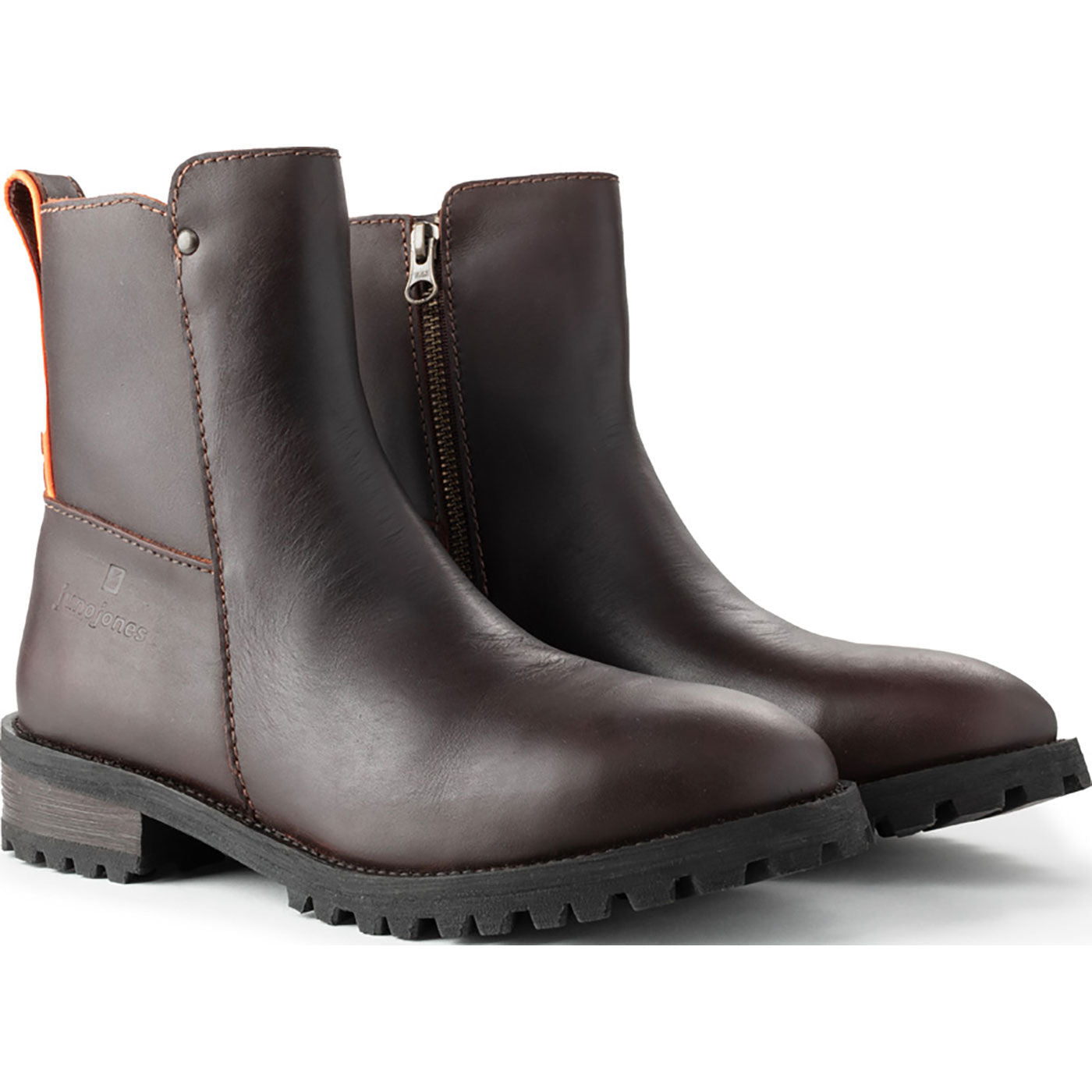 Juno Jones Meti Women's 6-inch Steel Toe Puncture-Resisting Pull-on Zipper Work Boot - front