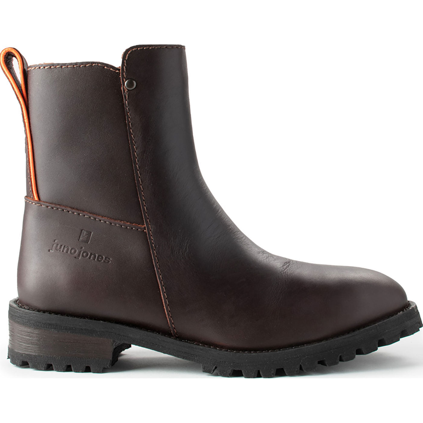 Juno Jones Meti Women's 6-inch Steel Toe Puncture-Resisting Pull-on Zipper Work Boot - profile