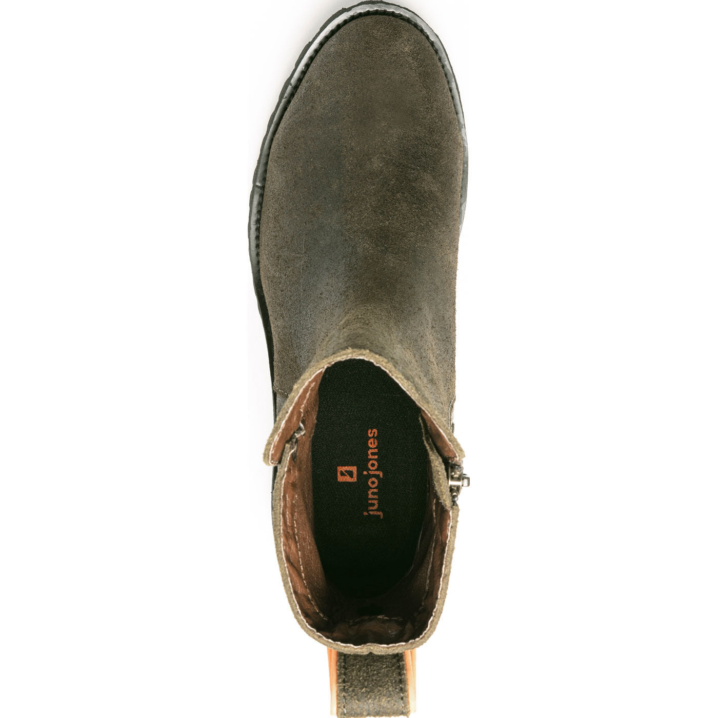 Juno Jones Meti Women's 6-inch Steel Toe Puncture-Resisting Pull-on Zipper Work Boot - birdseye